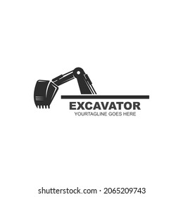 plantilla de diseño de vector de icono de excavación