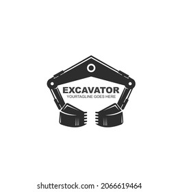 excavator icon vector design template