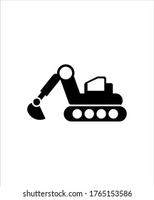 excavator icon,vector best flat icon.