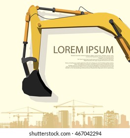 Excavator infographics