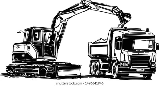 Free Free 60 Vector Dump Truck Svg Free SVG PNG EPS DXF File