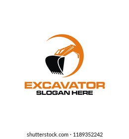 excavator logo design