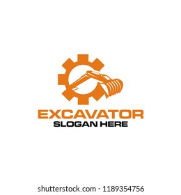 excavator logo design