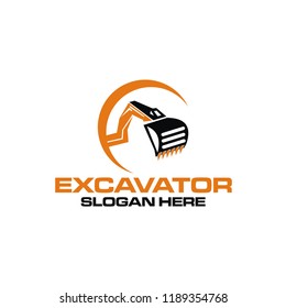 excavator logo design