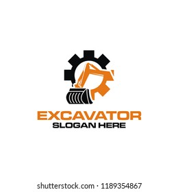 excavator logo design