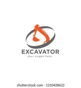 excavator logo design