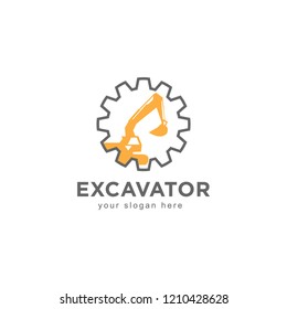 excavator logo design