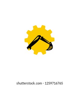 excavator logo design