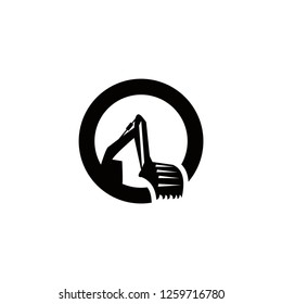 excavator logo design