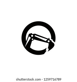 excavator logo design