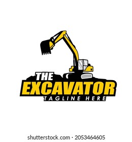 The Excavator Logo Design Template