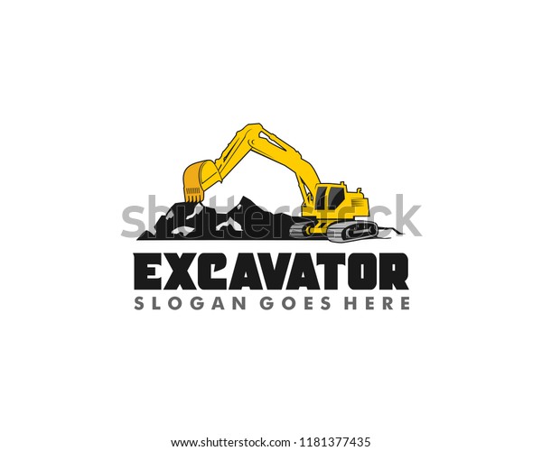 Download Excavator Logo Design Template Vector Stock Vector ...