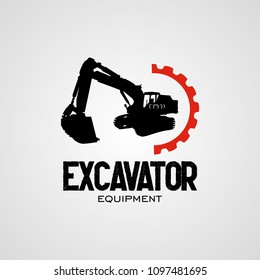 Excavator Logo Designs Template