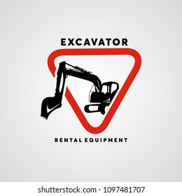 Excavator Logo Designs Template
