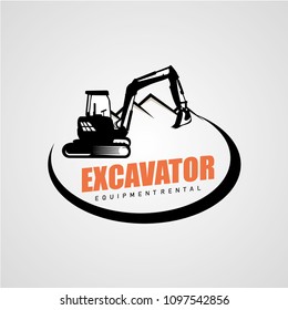 Excavator Logo Designs Template