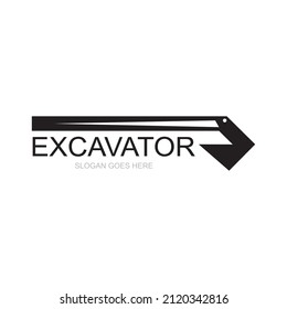 Excavator Logo Free Vector Design