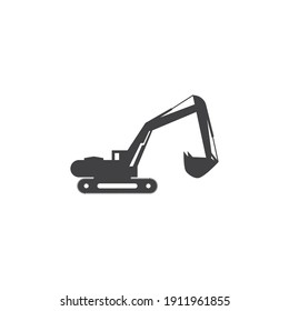 Excavator logo illustration vector design