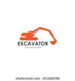 Excavator logo illustration vector design