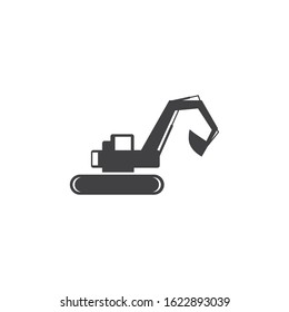 Excavator logo illustration vector template