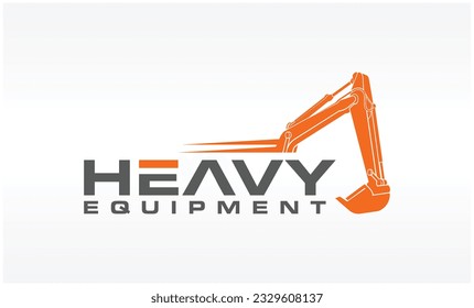 Excavator Logo Image Design Vector