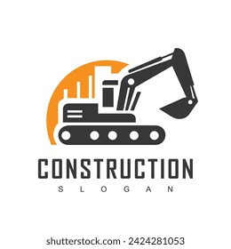 Excavator Logo Template, Builder logo 