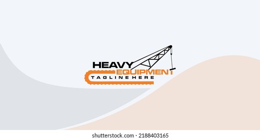 Plantilla de logotipo de excavador, logotipo industrial