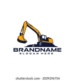 plantilla de logotipo de excavadora perfecta para empresas dedicadas a la construcción