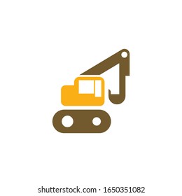 Excavator logo template vector icon design