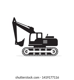 Excavator logo template vector illustration