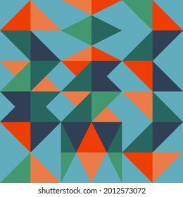 Excavator Machine Geometric Abstract Background With Seafood Color Theme. Suitable for template, banner, covers, wallpaper and wall decoration, web design, cards, poster, etc.