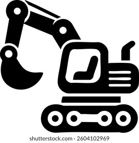 Excavator machinery working on construction, Toy excavator vector 