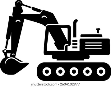 Excavator machinery working on construction, Toy excavator vector 