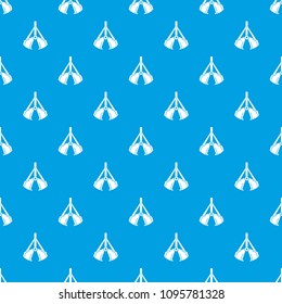 Excavator pattern vector seamless blue repeat for any use