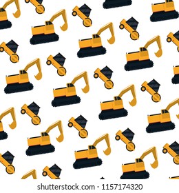 excavator road roller mechanic background