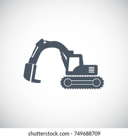 Excavator Vector Icon