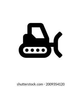 Excavator vector icon. Trendy flat vector Excavator icon isolated on white background Vector EPS 10