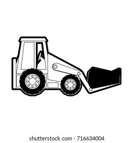 excavator  vector illustration