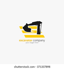 Excavator Vector Logo