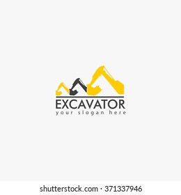 Excavator Vector Logo