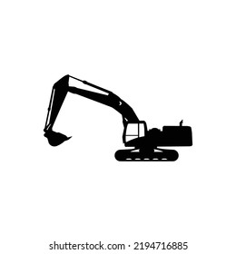 Excavator Vector Logo Template. construction, vector illustration