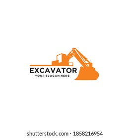Plantilla de logotipo del vector de excavación,eps 10