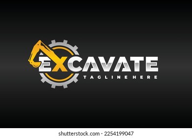 the excavator X gear logo