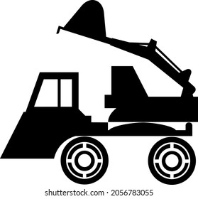 Excavators or dumbbells are types of heavy equipment that are generally used to dig soil and move soil other materials into cargo trucks.