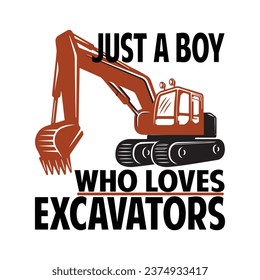 Excavators vector tshirt design file