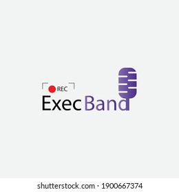 Exceband logo. Vector Icon design