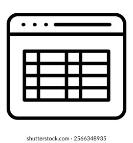 Excel Icon Element For Design
