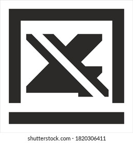 Excel Icon. Flat design style