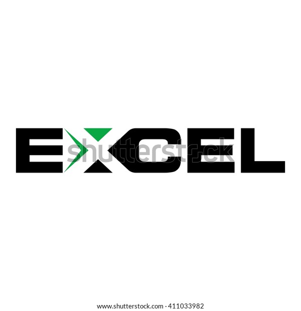 Excel Logotype Logo Vector Stock Vector Royalty Free