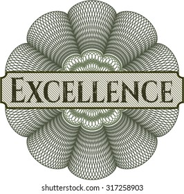 Excellence abstract rosette