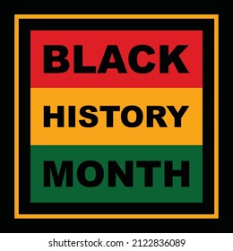 Excellence Black History Month. African American History Annual Celebrate.  February days. United States Poster, Card, Banner, and Background. Vector illustration design.